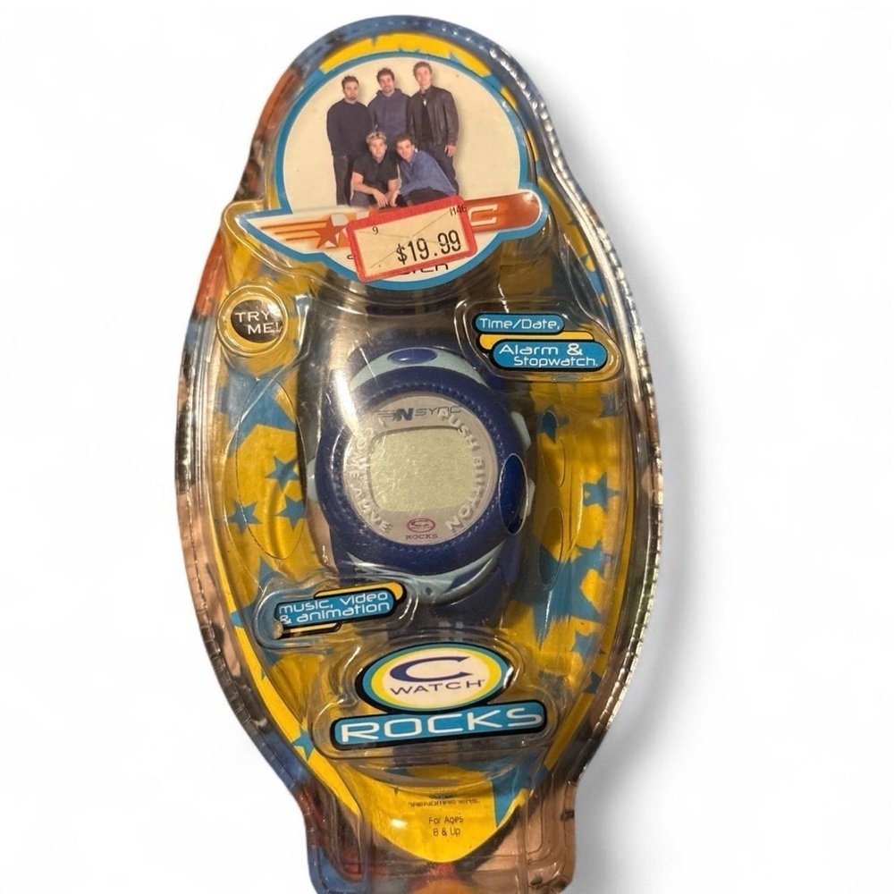 Vintage NSYNC C Watch Rocks Sealed 2000 Trendmasters Y2K Collectible NOS